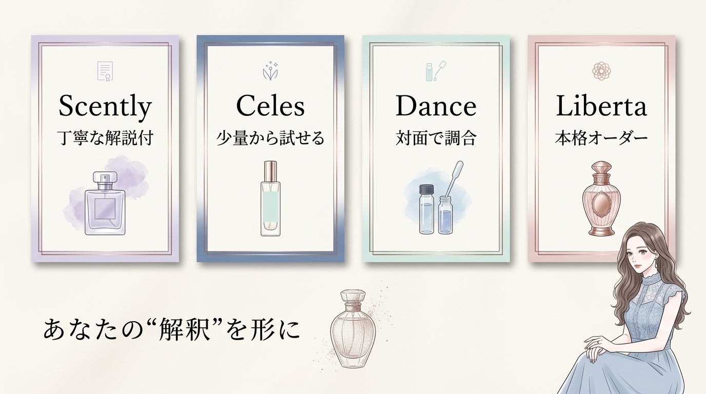 夢女子向け概念香水おすすめサービス4選｜徹底比較