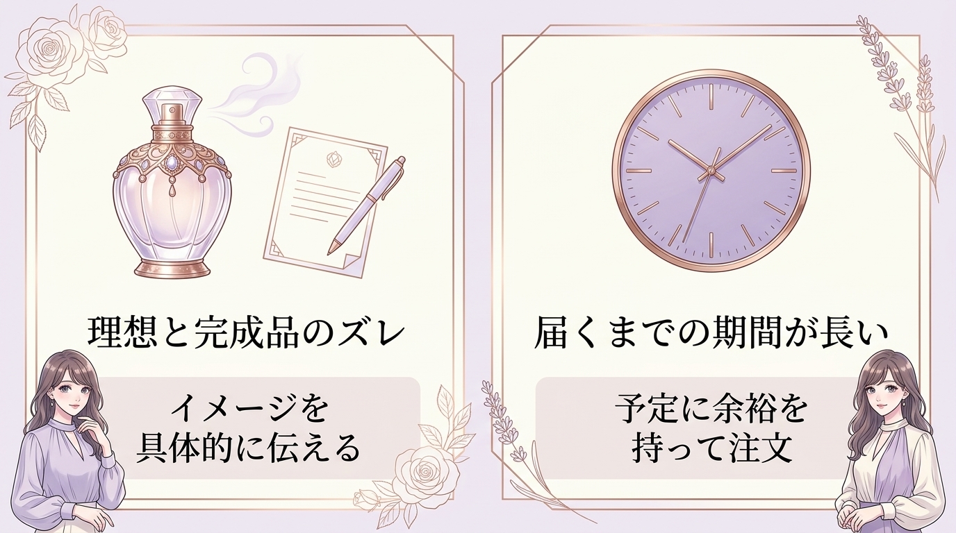 概念香水オーダーで失敗を避ける2つのデメリット