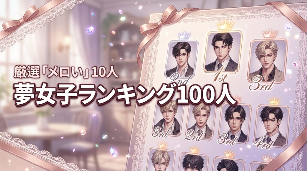 2026年版｜夢女子ランキング 2026の100人と「メロい」10人