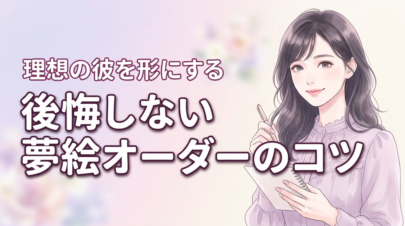 理想の彼を形にしたい!夢絵のオーダーで後悔しないための注意点と依頼のコツ